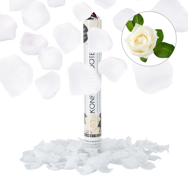 Canon à Confettis Hillylolly pour Mariage - 4 Tubes Lanceurs 28 CM