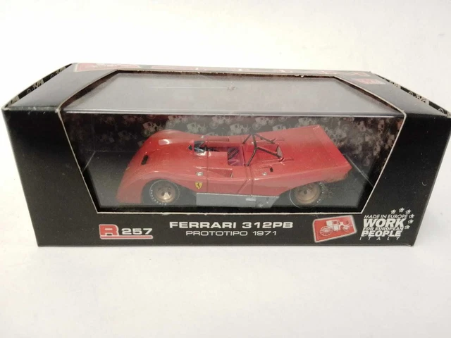 Miniature Brumm 1/43 - Ferrari 312 PB - 1000km Monza 1971 (Ickx/Regazzoni) - Occasion Boîte