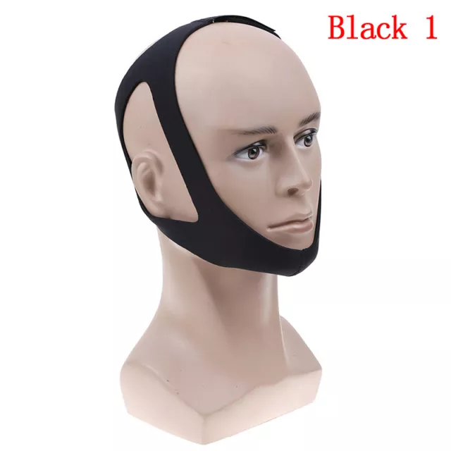Stop snoring chin strap anti snore belt apnea jaw support solution-wf