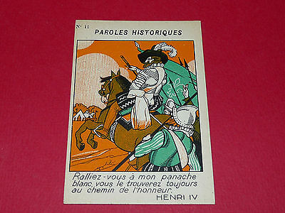 1920-1930 CHROMO GRANDE IMAGE ECOLE BON-POINT PAROLES HISTORIQUES RICHELIEU 