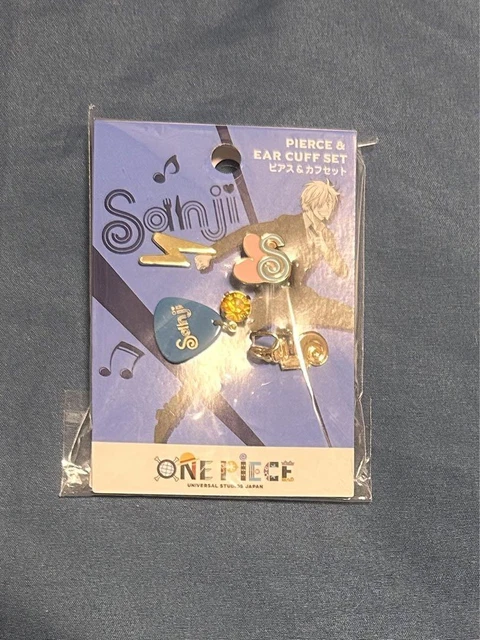One Piece Usj Sanji Earrings Ear Cuff Set