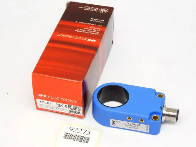 Ipf electronic Capteur Inductive Ring-Sensor IY250325 / Neuf Emballage D'Origine