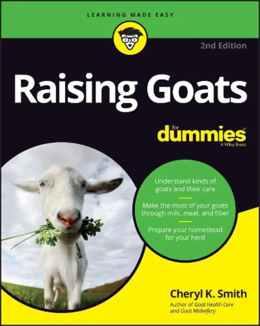 Raising Goats For Dummies by Cheryl K. Smith (English) Paperback Book