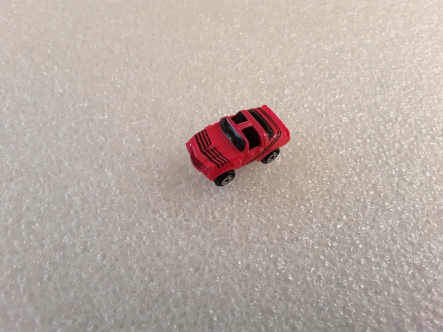 Micro Machines – Chevrolet Camaro Convertible 1968 Orange Et Blanc – Modèle Réduit Vintage Galoob 1987