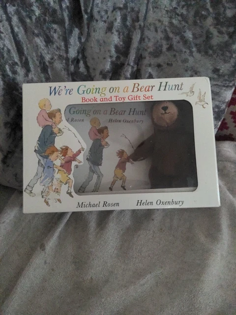 WE'RE GOING ON A Bear Hunt Book And Soft Toy £8.00 - PicClick UK