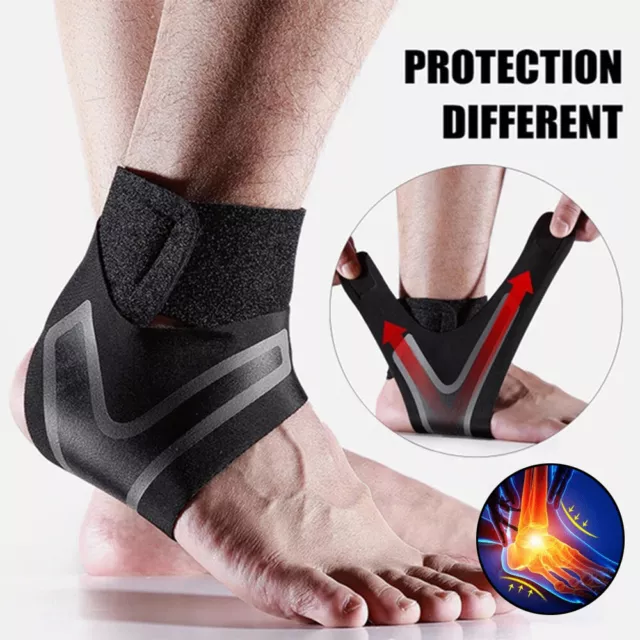 Ankle Brace Support Compression Plantar Fasciitis Pain Relief Foot Wrap Unisex
