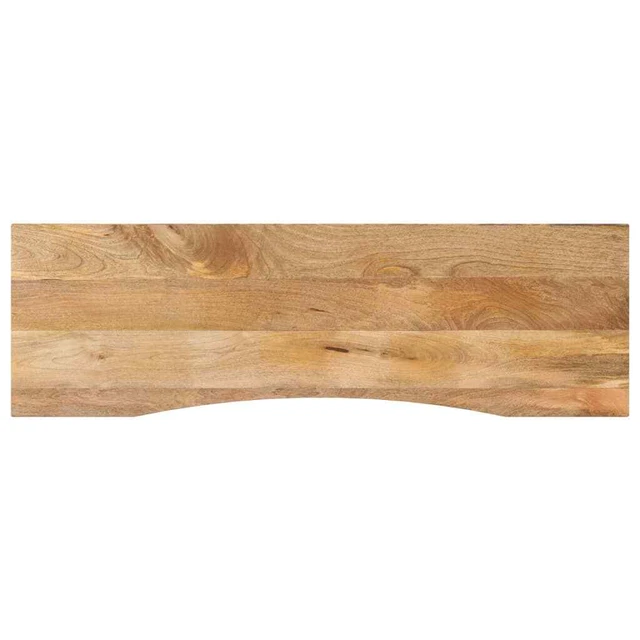 vidaXL Piano Scrivania con Curva 120x50x2,5cm Massello | WhichOne