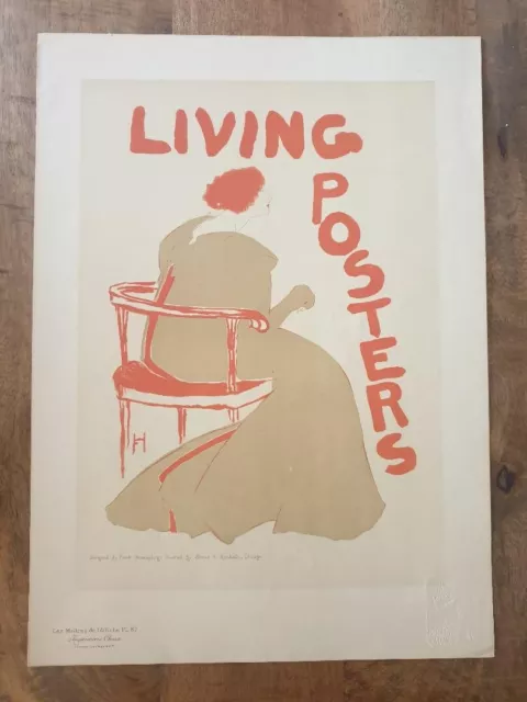 Les Maîtres de l'Affiche -  Frank Hazenplug  - Living Posters 1897 - Tavola 87