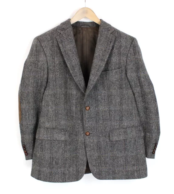 Harris Tweed x Mario Barutti Giacca Uomo (UK) 42 Lana Vergine Monopetto