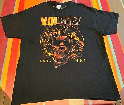 Volbeat T Shirt Anchor Band Logo Nouveau Officiel Homme 