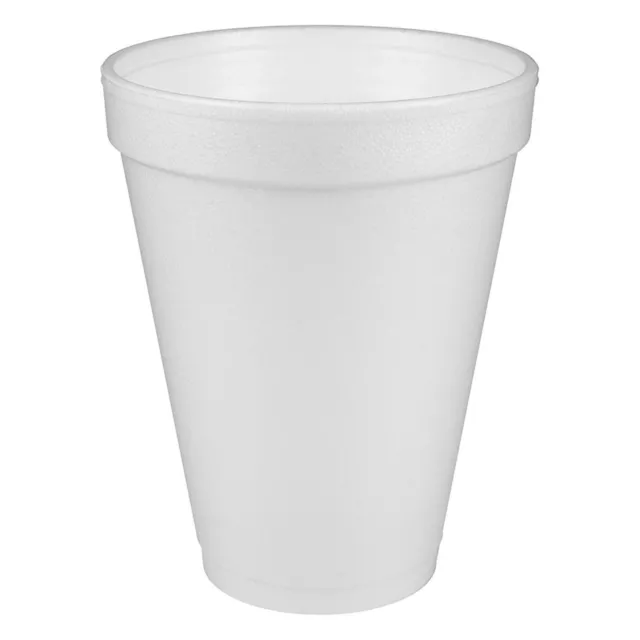 Cups, Hot/Cold, Foam, 12 oz, 1000/CT, White