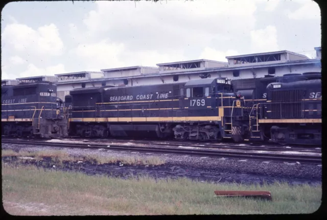 Original Rail Slide - SCL Seaboard Coast Line 1769 Uceta 6-1973 - NON Kodak Film