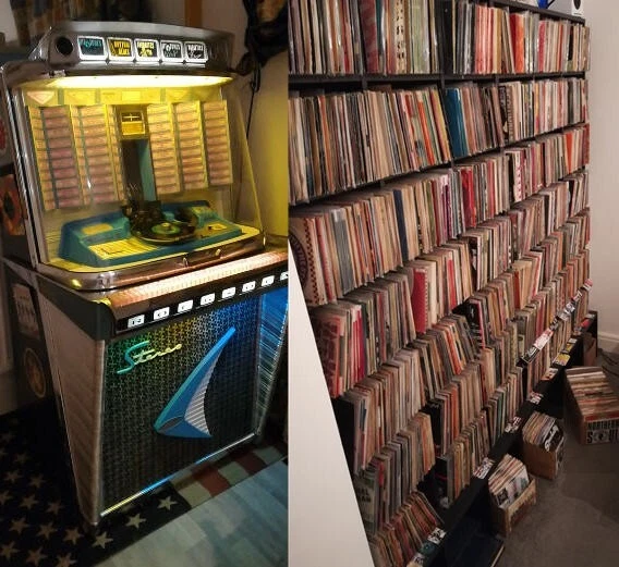 Jukebox Rock-Ola Tempo 2 Original 1959....PLUS over 4,000 Singles/45's *BUNDLE* Jukebox Rock-Ola Tempo 2 Original 1959....PLUS over 4,000 Singles/45's *BUNDLE*
