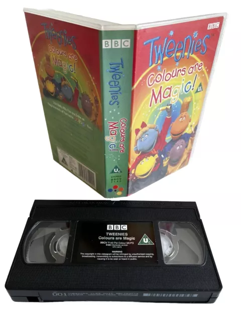 TWEENIES COLOURS ARE Magic VHS Video Tape Uc 2001 BBC 51 Minutes PAL R2 ...