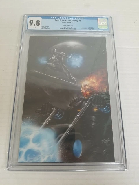 2019 Marvel Comics Guardians Of The Galaxy #1 CGC 9.8 WP Parrillo Virgin Sketch