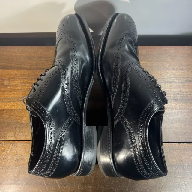 FLORSHEIM LEXINGTON 17066-01 Black Leather Wingtip Oxford Shoes. Men's ...