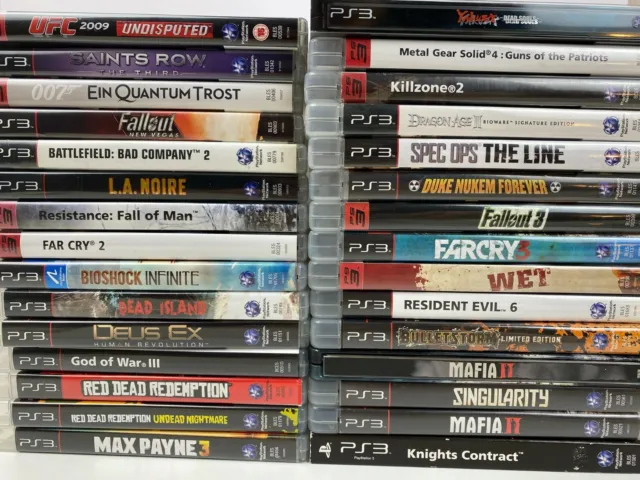 Playstation 3 PS3 USK18 Spiele Sammlung Klassiker zum Auswählen zur Auswahl