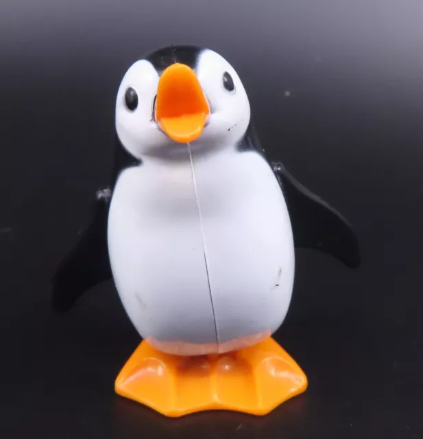 Vintage Pocket Pets Penguin 1977 Tomy Wind Up Toy Working COO Taiwan