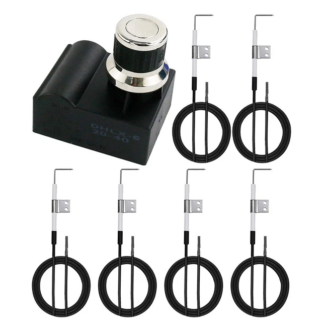 Allumeur électronique Bouton-poussoir Aifeier ET Kit D'allumage électronique à Bouton-poussoir Kit Allumage Chauffage Terrasse Allumeur électronique Bouton-poussoir Aifeier ET Kit D'allumage électronique à Bouton-poussoir Kit Allumage Chauffage Terrasse