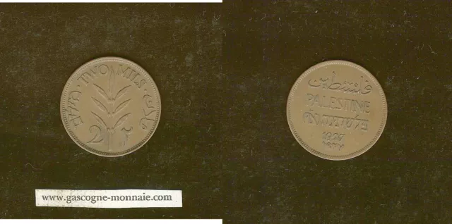 Palestine 2 mils 1927