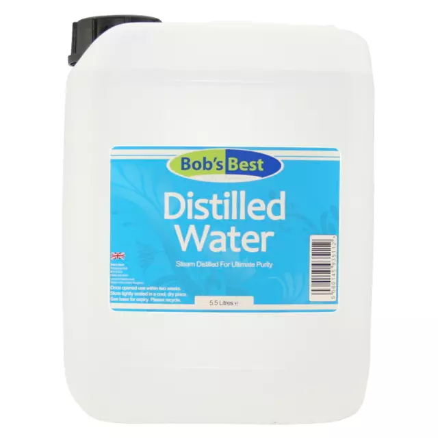 Distilled Water - 5, 15 or 25 Litres by Bob's Best - Ultra Pure Food Grade