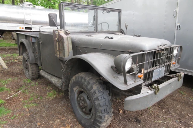 1952 Dodge Truck M37 US Army Military Pick Up Troup Carrier War Rat Rod