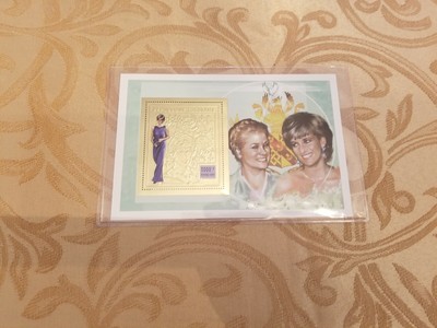 Togo MNH Stamp Sheet Princess Diana Blue Gown Gold Commemorative & COA