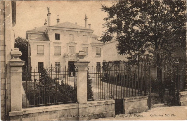 CPA CHALONS-sur-MARNE - La Banque de Eranze (131897)