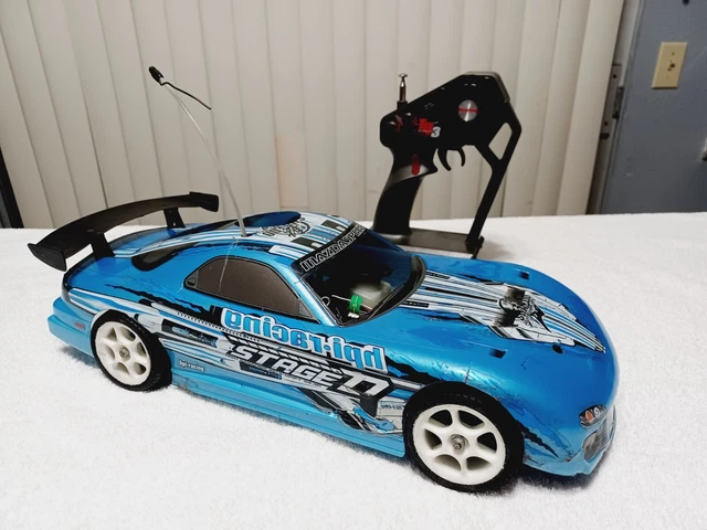 Hpi Rx7 90S HPI RACING Rc 1/10.12 Nitro Rs4 4Wd Voiture De Tourisme Mazda Rx7 2 ...