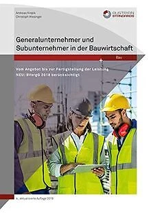 Generalunternehmer und Subunternehmer in der Bauwir... | Buch | Zustand sehr gut
