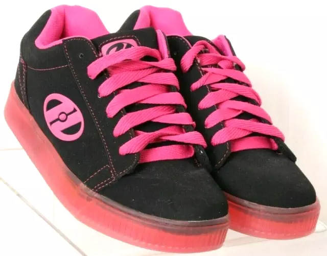 Heelys Straight Up 7983 Skate Wheels Pink Sport Sneaker shoes Youth 4 Women's 5