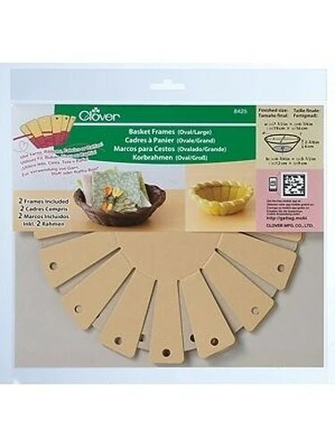 Clover 8425: Marcos /Basket Frames, Oval / Grande, 2 Stück-packg (4,45 / Pcs