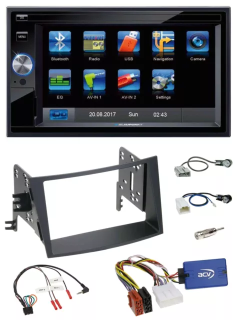 Blaupunkt Lenkrad USB Bluetooth TMC 2DIN Navigation für Subaru Legacy Outback 09