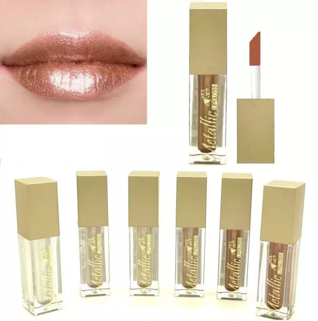 Metallic LIFTER Rouge Gloss à Lèvres Liquide Sublime 004 OR GOLD Yes Love