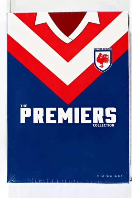 NRL: The Premiers Collection: Sydney Roosters - 4 DVD set Region 4 New Sealed