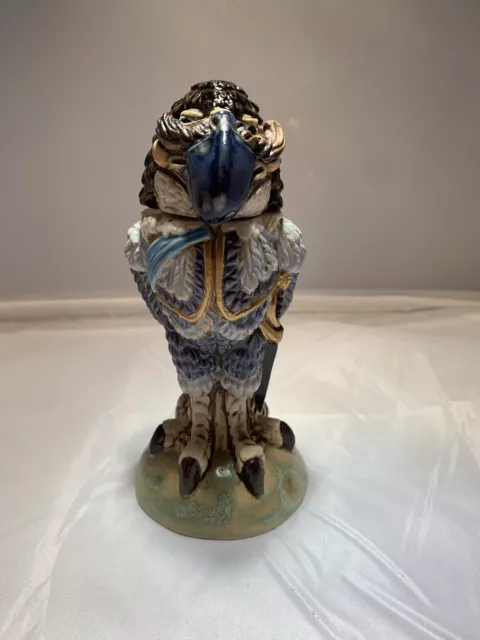 BURSLEM POTTERY GROTESQUE BIRD KING CHARLES 1st INSPIRED BY MARTIN BROTHERS