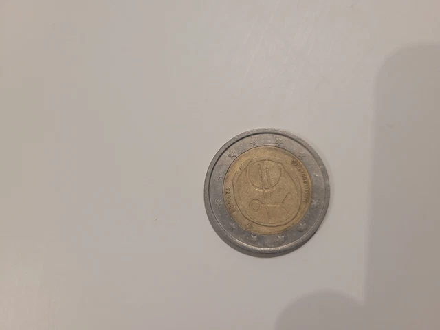 PIÈCE DE 2 euros rare bonhomme uem 1999 Espagne-2009 EUR 150,00