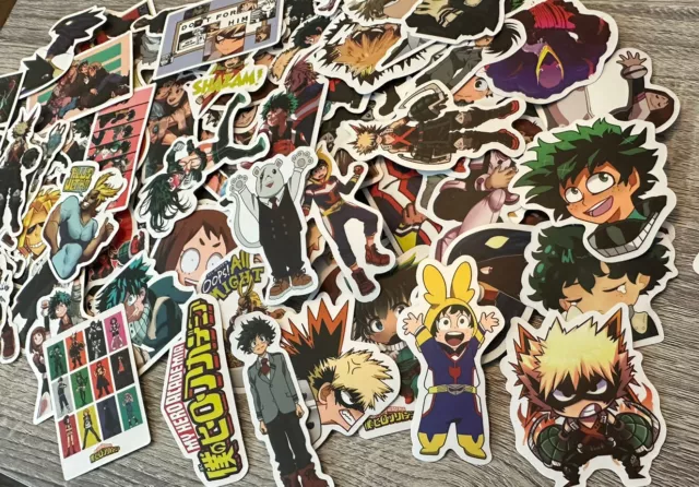 8PCS/set My Hero Academia Midoriya Izuku Bakugou Katsuki Shoto A3 Posters  Print