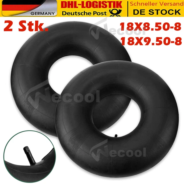 SECURA 2x Reifen + Schlauch 20x10.00-10 Für Aufsitzmäher & Rasentraktoren
