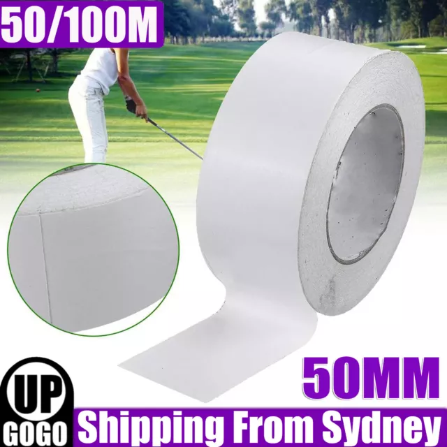 50/100M Golf Clubs Grip Strip Double Sided Strong Adhesive Golf Grip Wrap Tapes