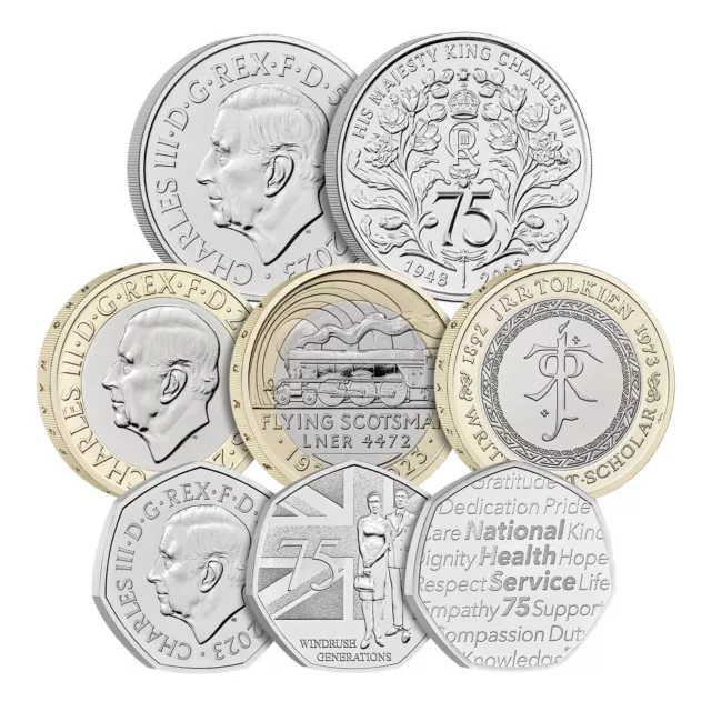 Royal Mint 2023 UK Brilliant Uncirculated Annual Coin Set - Highly Collectable