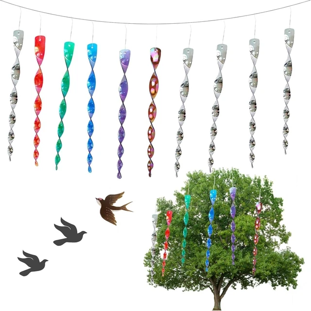 Offerta speciale - Repellente per uccelli, 10 pezzi da 30 cm a spirale