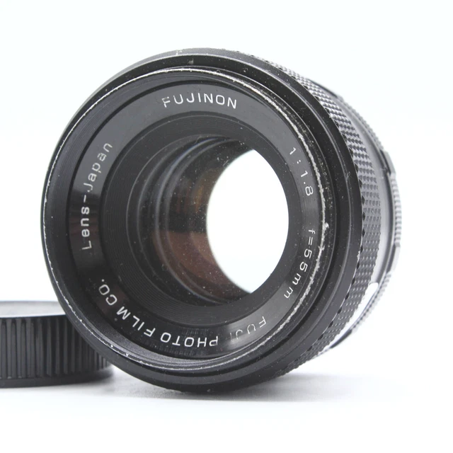 [APERTURE STUCK] FUJI Fujinon 55mm f/1.8 M42 Mount Portrait Bokeh Lens N°492466 EUR 14,90
