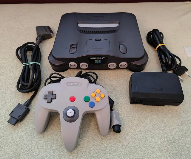 CONSOLE NINTENDO 64 PAL FRA RGB CSync Manette Expansion Pak Cable ...