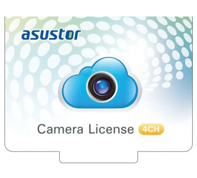 (LS) Asustor NVR 4 Channel Camera Licenses for Surveillance Center Digital Versi