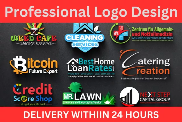 Professional Logo Design Service, Bespoke Premium Business Logo Design Service
