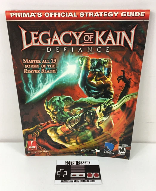 Legacy of Kain Defiance Official Strategy Guide Book Prima PS2 Original XBOX