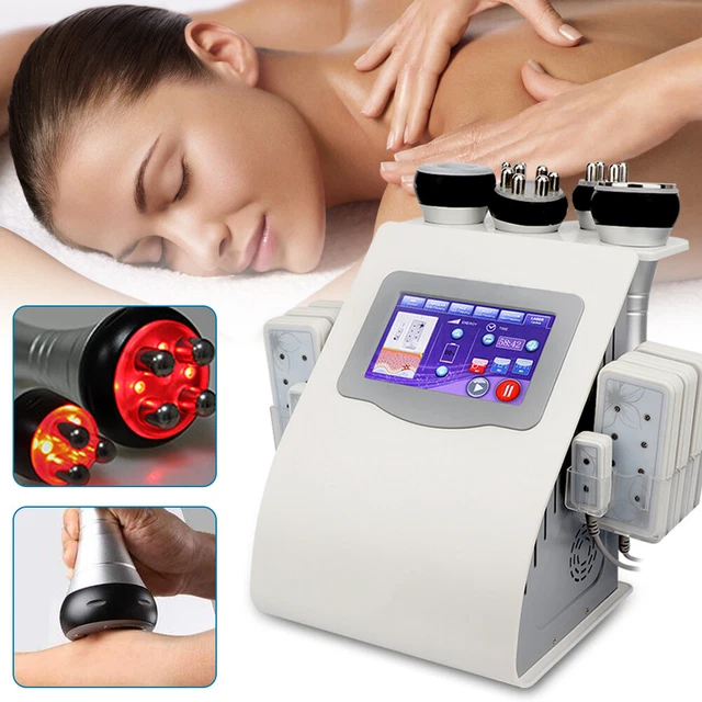 40K RF Ultraschall Kavitation Lipolaser Cellulite Slimming Machine m/8 Pads LLLT