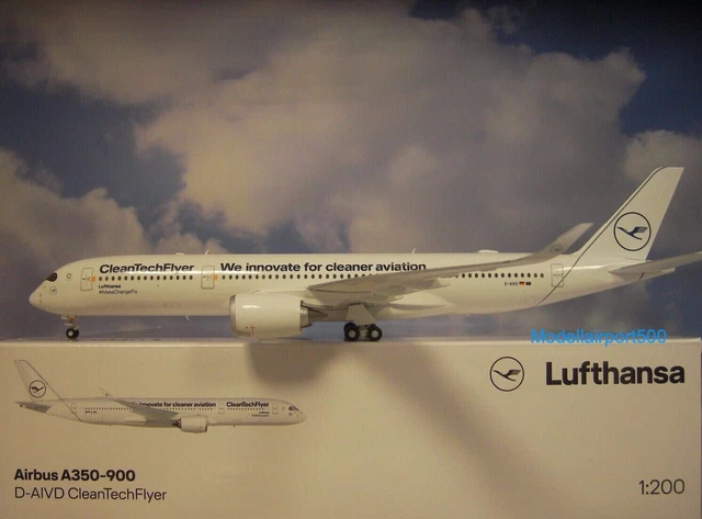 Herpa Modello Aereo Airbus A321 "Die Maus" Lufthansa – Scala 1:200 – Kit Snap-Fit, Collezionismo E Decorazione