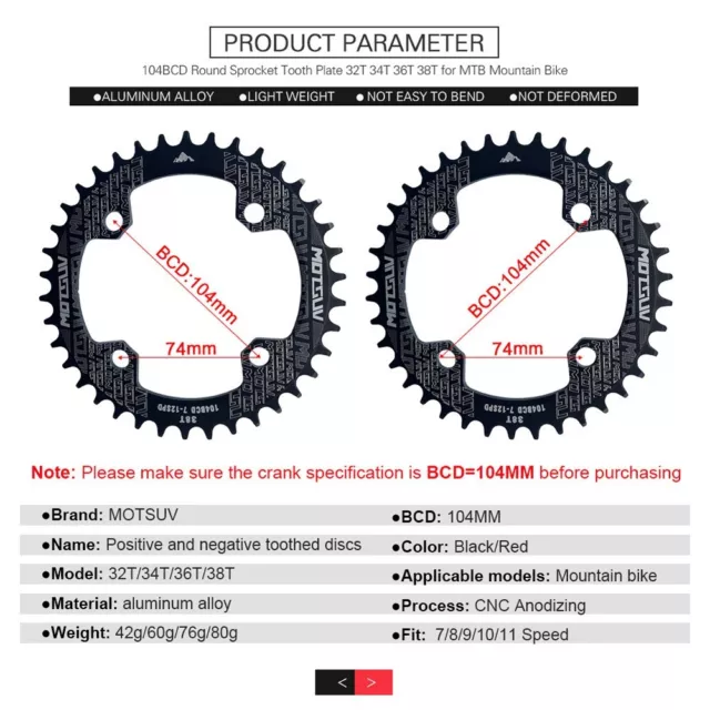 Maximize Efficiency with Electric Bicycle Chainring and For Bafang Adapter